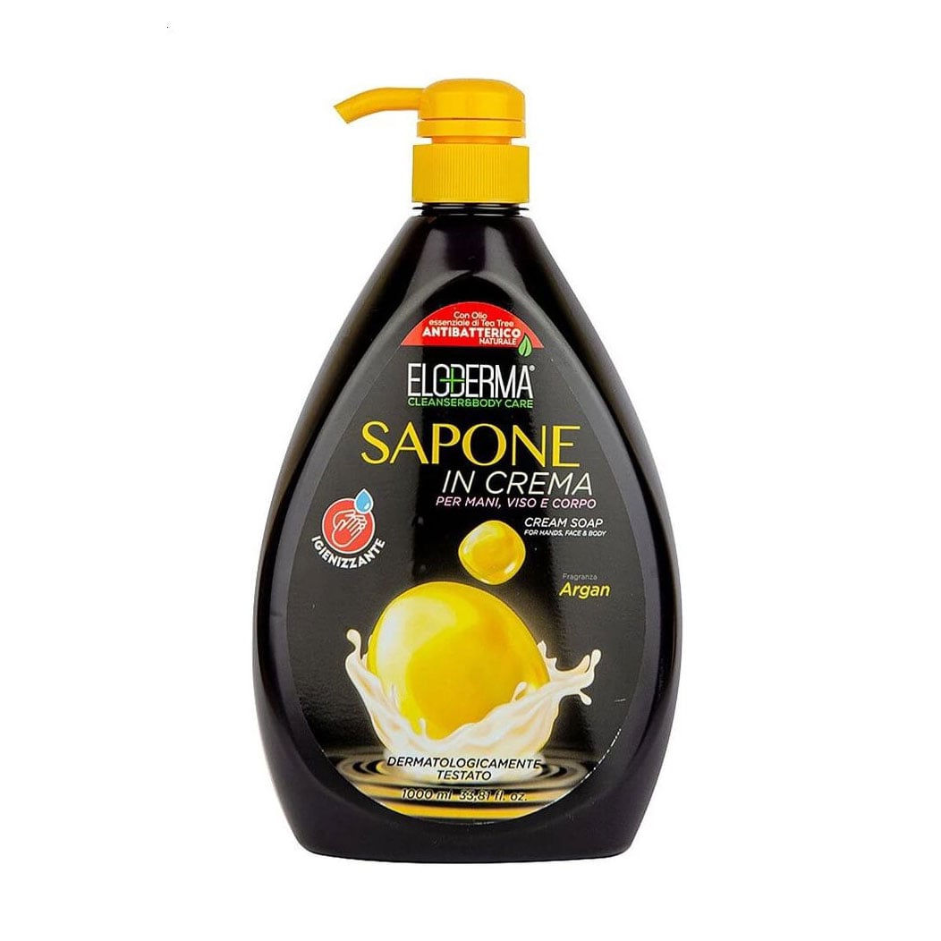 Антибактеріальне рідке крем-мило для рук Eloderma Liquid Soap Арганова олія, 1 л